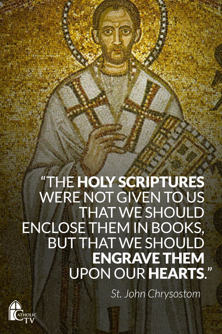 Today is the Saint of Early Church Father, Saint John Chrysostom ...