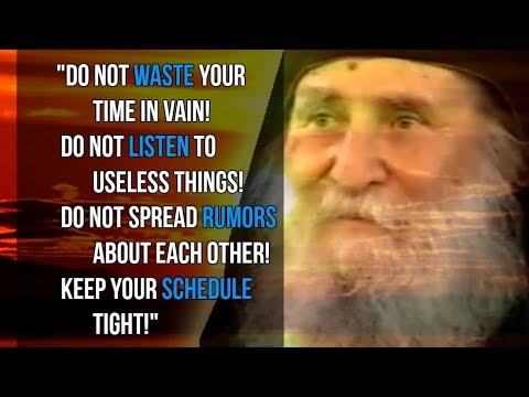 VIDEO: Elder Joseph of Vatopaidi: "Guard your mind!"