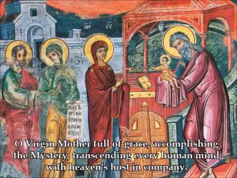 VIDEO: Verses from the 9th Ode for the Presentation of Christ