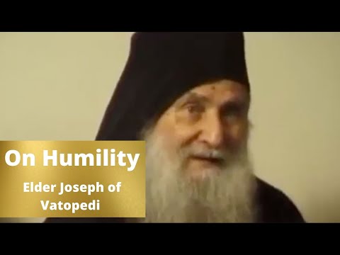 VIDEO: On Humility // Elder Joseph of Vatopedi
