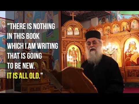 VIDEO: "We steal things from the Church Fathers" (Fr. Iakovos)
