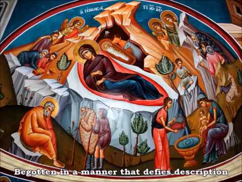 VIDEO: Kontakion for the Prefeast of the Nativity of Christ (Tone 3)