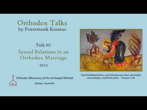 VIDEO: Talk 63: Sexual Relations in an Orthodox Marriage