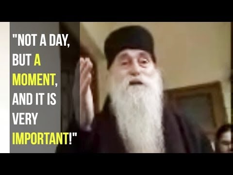 VIDEO: I just want to live one more day! (Fr. Arsenie)