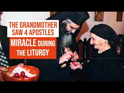 VIDEO: Miracle: a grandmother saw 4 apostles during the Divine Liturgy | Met. Neophytos of Morphou