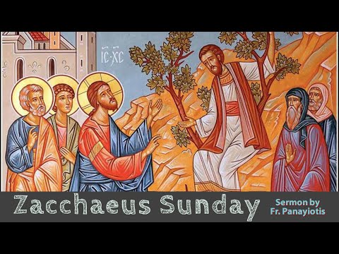 VIDEO: Zacchaeus Sunday — Homiliy by Fr. Panayiotis