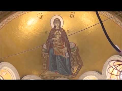 VIDEO: Belgrade – World's Largest Mosaic 96% completed. Theotokos of Hagia Sophia revealed.