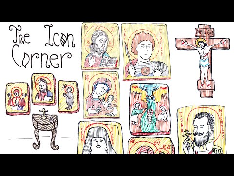VIDEO: Reading Icons 3: The How-Tos of an Icon Corner (Pencils & Prayer Ropes)