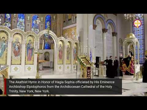VIDEO: The Akathist Hymn in Honor of Hagia Sophia