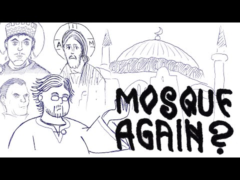 VIDEO: Turning Hagia Sophia Into a Mosque Again (Pencils & Prayer Ropes)