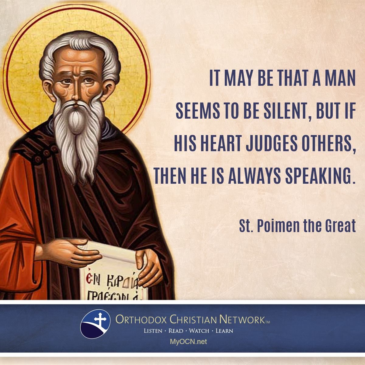 St. Poimen the Great