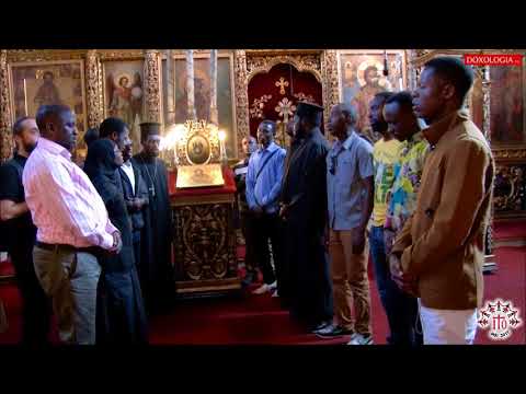 VIDEO: African Orthodox Pilgrims Chant Agni Parthene