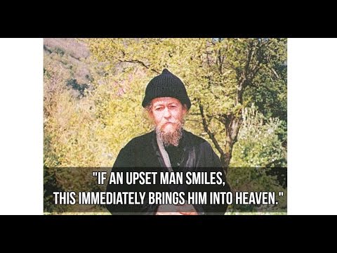 VIDEO: Elder Gabriel of Mount Athos: "Smile when you are upset"