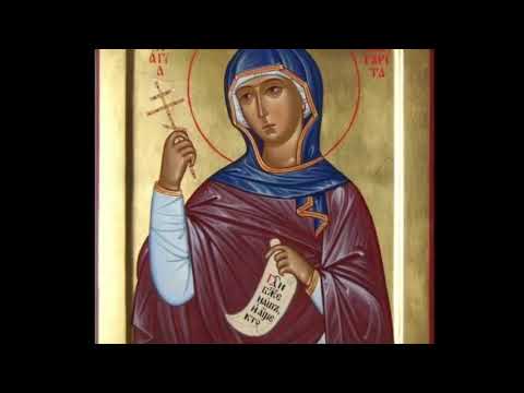 VIDEO: Saint Marina Troparion (English)