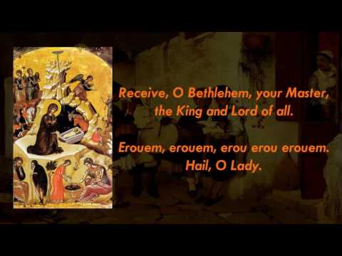 VIDEO: Greek Byzantine Christmas Carol