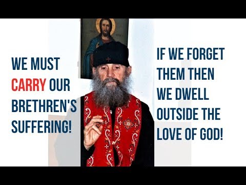 VIDEO: We must carry our brethren's suffering! (Fr. Ephraim of Arizona)