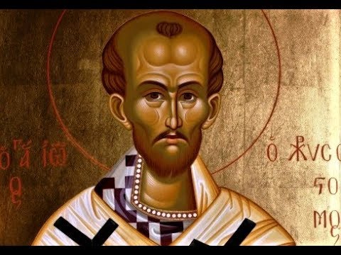 VIDEO: St. John Chrysostom: words of caution concerning "anathemas"