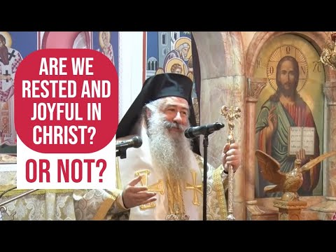 VIDEO: Do we believe that Jesus gives us rest? | The Sunday of the Cross | Met. Christophoros