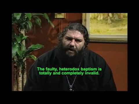 VIDEO: What is Genuine Orthodox Baptism? (Eng. Subtitles)