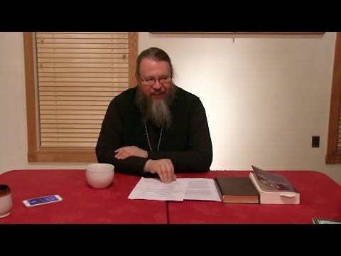 VIDEO: 2015.10.06. Dogmatic Theology. Class 4,  by Metropolitan Jonah (Paffhausen)