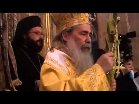 VIDEO: Jerusalem Orthodox Patriarch celebrates Palm Sunday