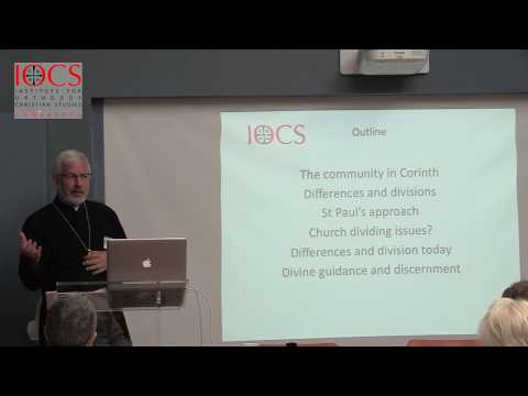 VIDEO: Revd Dr John Jillions – 'Differences and Discernment in St Paul’s Corinth'