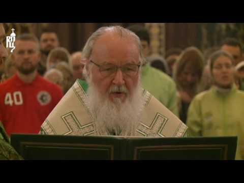 VIDEO: Orthodox Patriarch of Moscow celebrates Palm Sunday