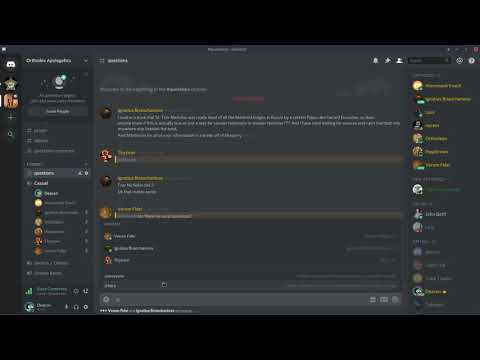 VIDEO: Our First Episode on Discord!